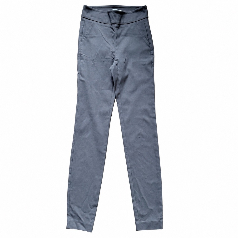 Camber & Grace Women XXS Gray Slim Fit Stretch Trousers High Rise Work Pants